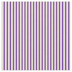 Tissu Indigo & Bisque Coloured Striped/Linked Motif