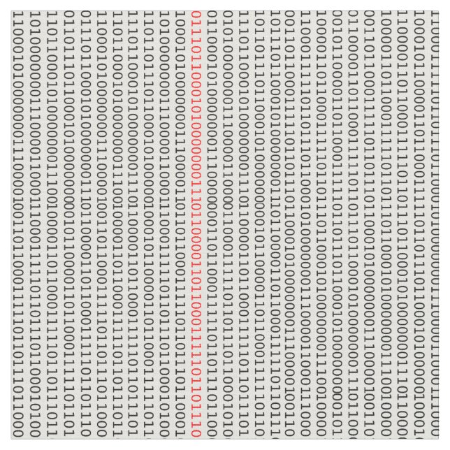 Tissu Ingénieur informatique de code binaire (Fermer)