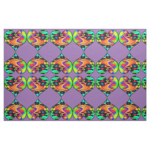 Tissu Instrument de musique Abstrait, audacieux et color