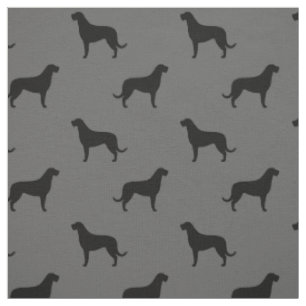 Tissu Irlandais Wolfhound Chien race Silhouettes modelée