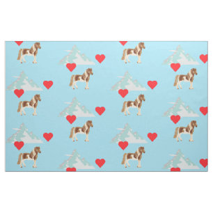 Tissu Islandais de la montagne du Cheval Les amoureux du