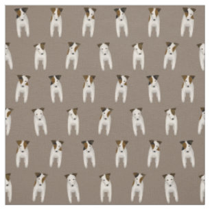 Tissu Jack Russell Terrier JRT chien mignon motif