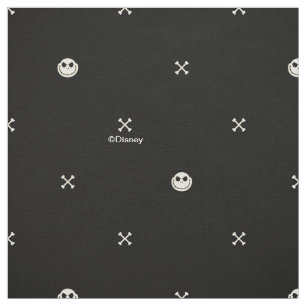 Tissu Jack Skellington & Cross Bones Motif