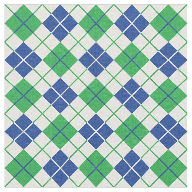 Tissu Jacquard vert-bleu (Fermer)