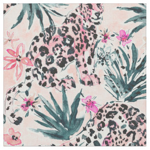 Tissu JAGUAR JUNGLE Safari DE JESSI
