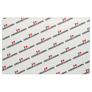 TISSU J'AIME CHEERLEADING