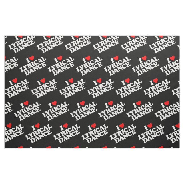 TISSU J'AIME LA DANSE LYRIQUE (Fat Quarter)