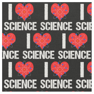 Tissu J'aime la science