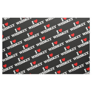 TISSU J'AIME LE WHISKEY