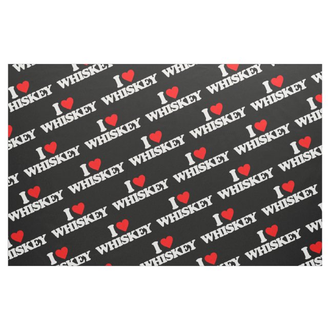 TISSU J'AIME LE WHISKEY (Fat Quarter)