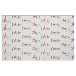 Tissu J'aime Paris
