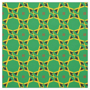 Tissu Jamaican Flag & Jamaica Trendy Fabric