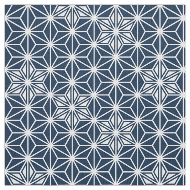 Tissu Japonais Asanoha ou profil sous convention (Échantillon)