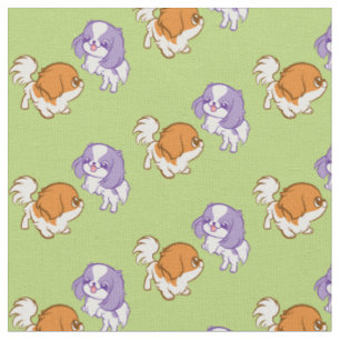 Tissu Japonais gambadant Chin de chiots de Kawaii