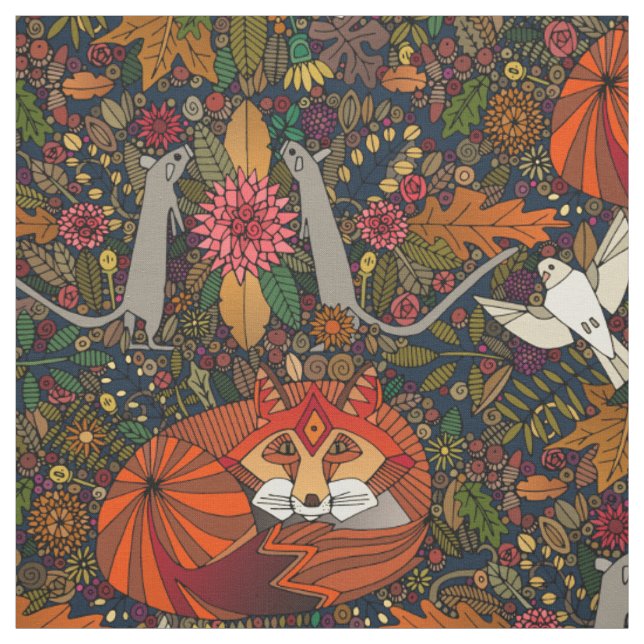 Tissu jardin de renard (Échantillon)