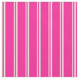 Tissu Jaune clair et rose profond Motif des rayures