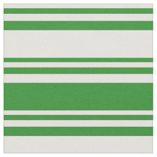 Tissu Jaune clair et vert forêt Motif