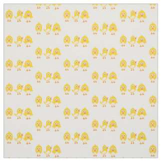 Tissu jaune du coton de poussins de bébé (56"