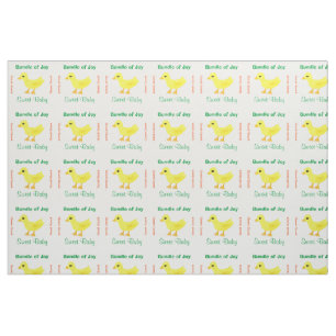 Tissu Jaune orange de vert neutre de bébé de genre
