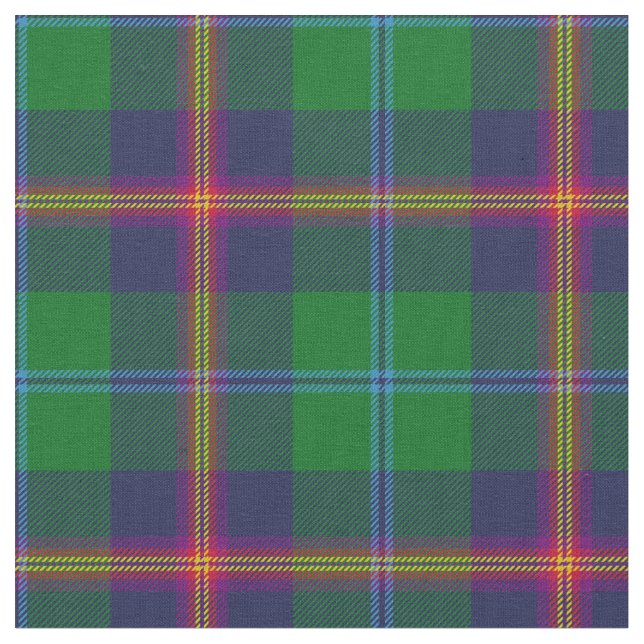 Tissu Jeune copie de tartan (Fermer)