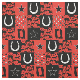 Tissu Jockey Soie Cheval Course Motif équestre