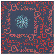 Joli et mignon flocon de neige Joyeux Noël Marine