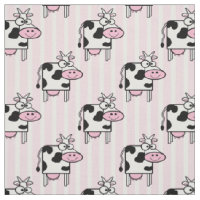 Joli Poster de animal de vache souriante Motif