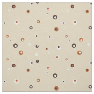 Tissu Joli rétro coloré pois motif