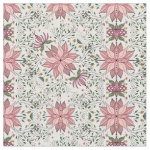 Tissu Joli tableau de carreaux rose Vintage