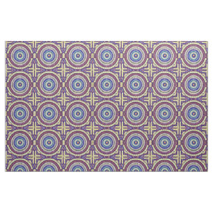 Tissu Jolie Mosaic Style Easy Match Crème Bleu brique