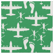 Jolly Green Secourir Team Motif Fabric