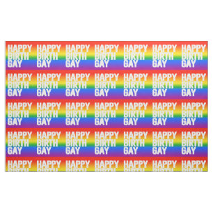 Tissu Joyeux Birthgay