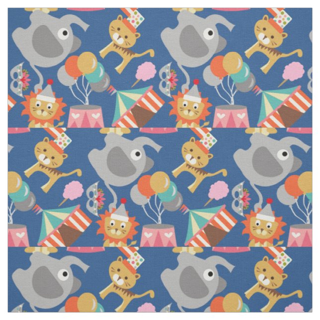 Tissu joyeux de cirque (Échantillon)