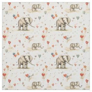 Tissu Joyeux Jumbo : Whimsy Elephant