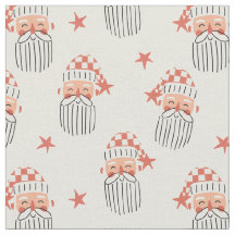 Joyeux Noël fête d'hiver visage de Père Noël crèch