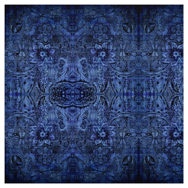 Tissu Kaléidoscope de griffonnage de nature (Échantillon)