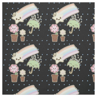 Tissu Kawaii météo super mignonne matière