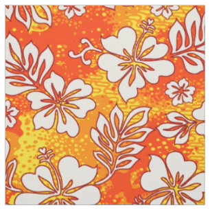 Tissu Ketmie en forme de coeur hawaïenne de Pua Aloha