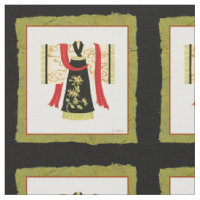 Kimono japonais traditionnel avec imprimé floral