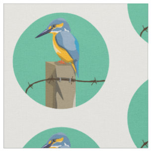 Tissu Kingfisher Kotare NZ