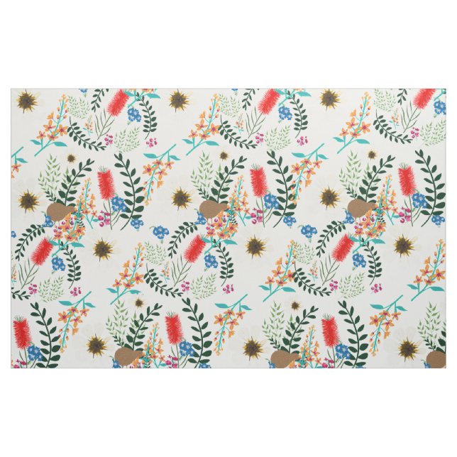 Tissu Kiwi Flora (Yard)