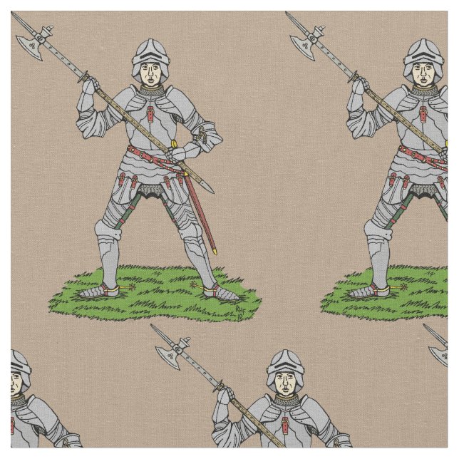 Tissu Knight anglais du XVe siècle (Fermer)