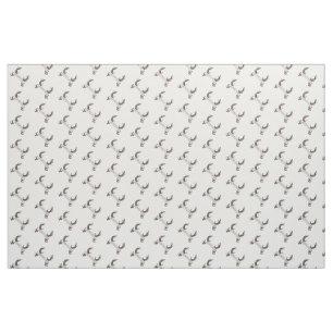 Tissu "La chasse est au-dessus" de bannière rustique