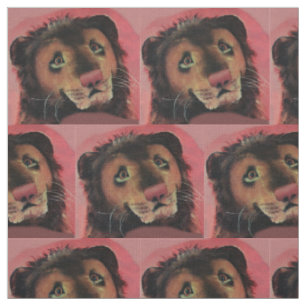 Tissu la copie principale du lion de jouet
