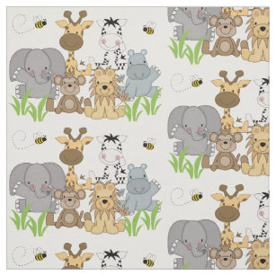 Tissus Animaux Jungle Pour Loisirs Creatifs Couture Zazzle Ca