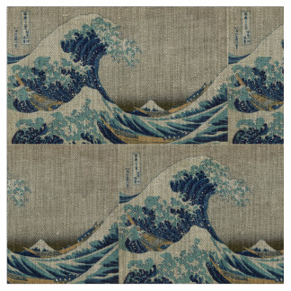 Tissu La Grande Vague