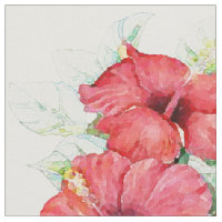 La ketmie Artsy fleurit floral tropical