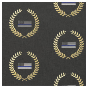 Tissu La police de guirlande d'or diminue