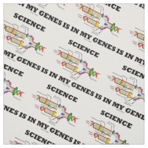 Tissu La Science est dans ma reproduction d'ADN de gène