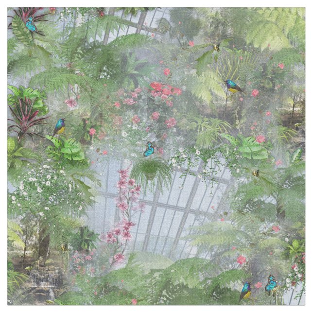 Tissu La serre victorienne (Fermer)